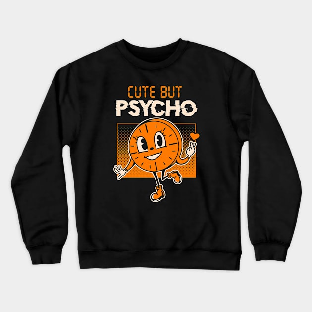 Cute But Psycho Miss Minutes Loki Clock by Tobe Fonseca Crewneck Sweatshirt by Tobe_Fonseca